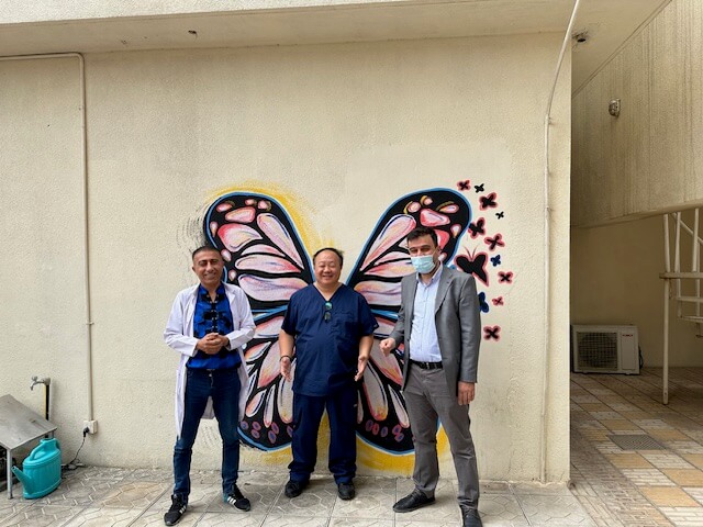 Butterfly wall